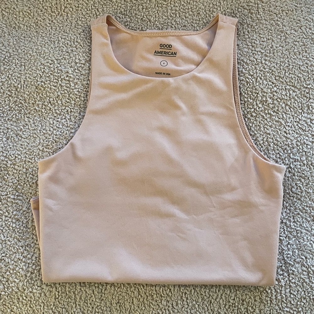 Good American Nude high neck bodysuit size 2